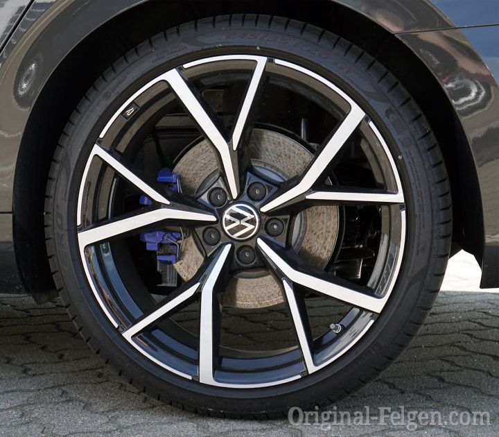 VW R-Line Alufelge ESTORIL aluminium-glänzend schwarz