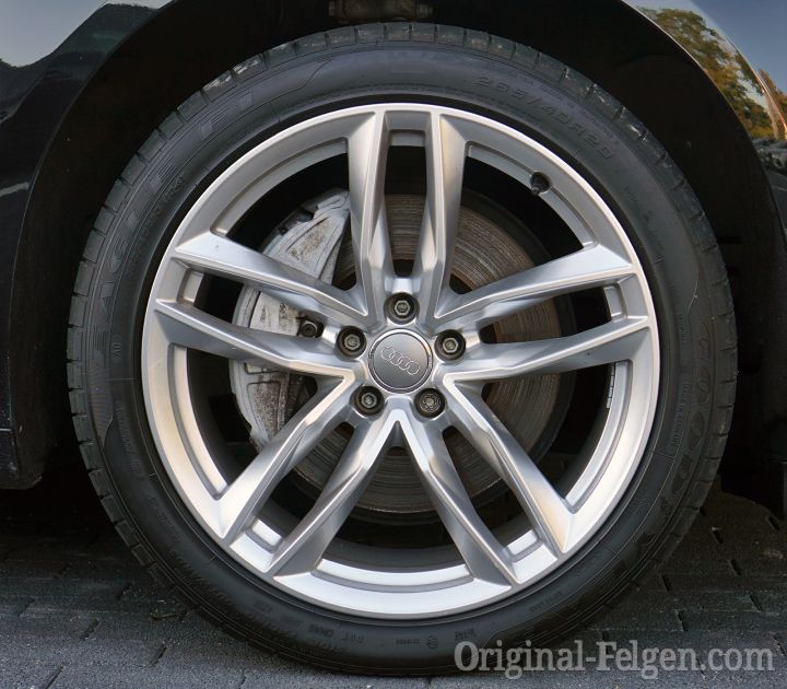 Audi Alufelge 5-doppel-Speichen Design silber