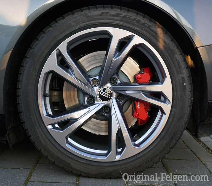 Audi Alufelge 5-Doppelspeichen-Offset platingrau