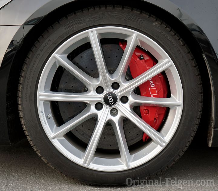 Audi Alufelge 10-Speichen-Stern-Design silber