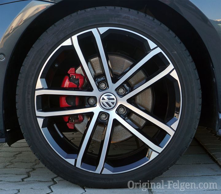 VW Alufelge NOGARO schwarz aluminium glänzend