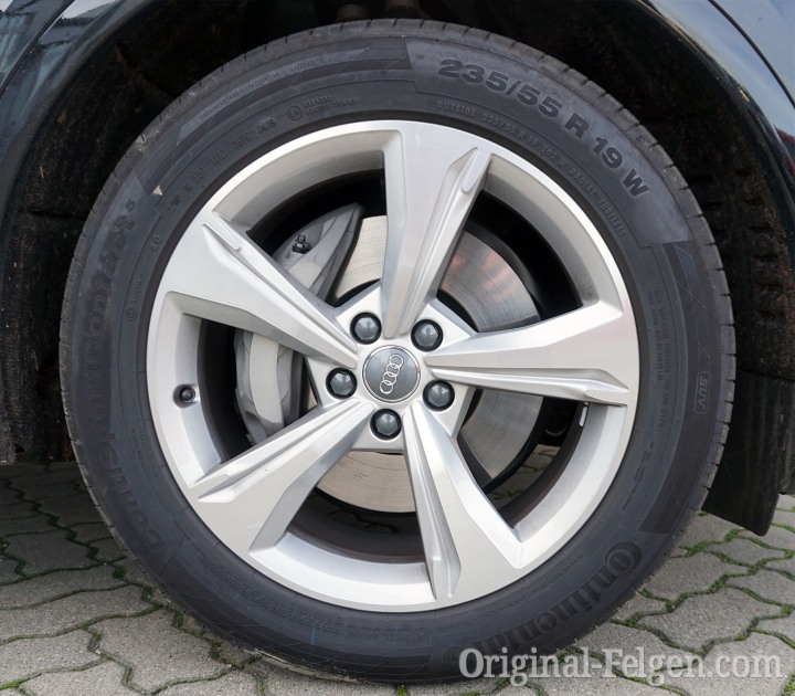 Audi Alufelge 5-Arm Design silber