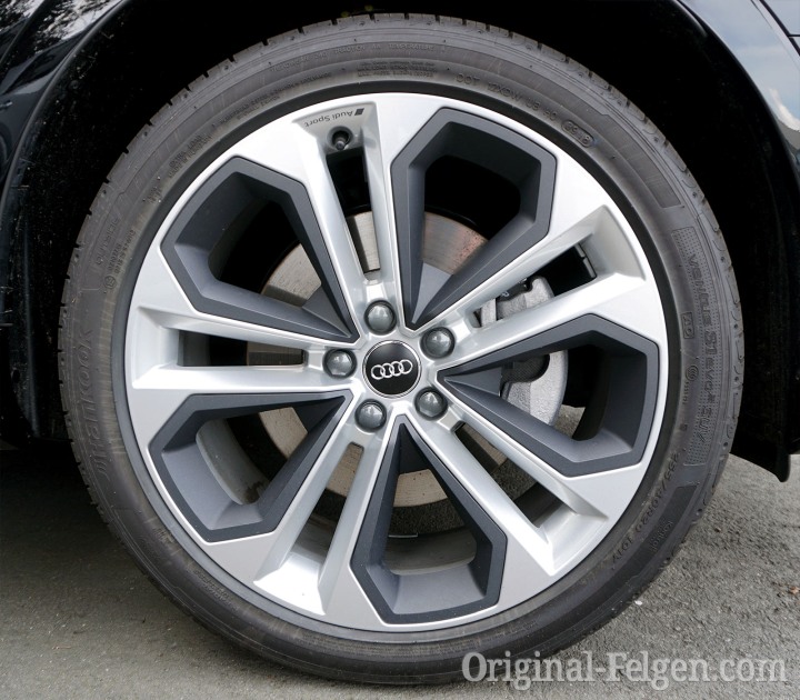 Audi Sport Alufelge 5-Doppelspeichen moduldesign Design silber