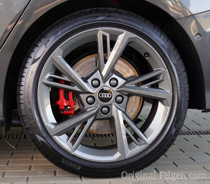 Audi Alufelge 5-Doppelspeichen-V S-Design graphitgrau