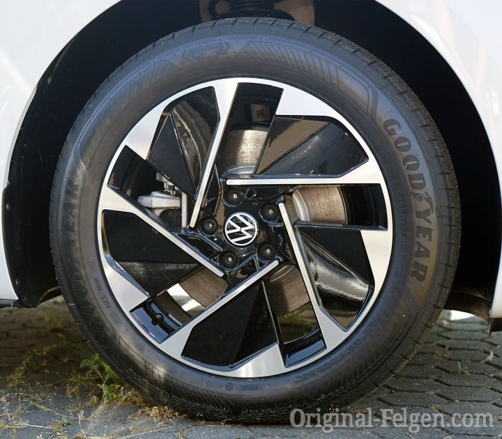 VW Alufelge EAST DERRY schwarz glanzgedreht