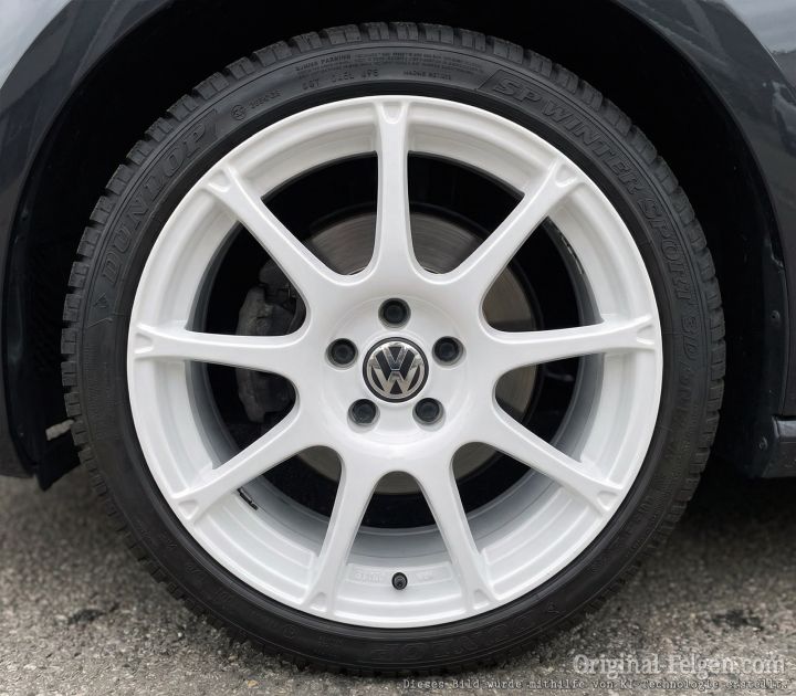 VW Zubehör Alufelge MOTORSPORT ibisweiss