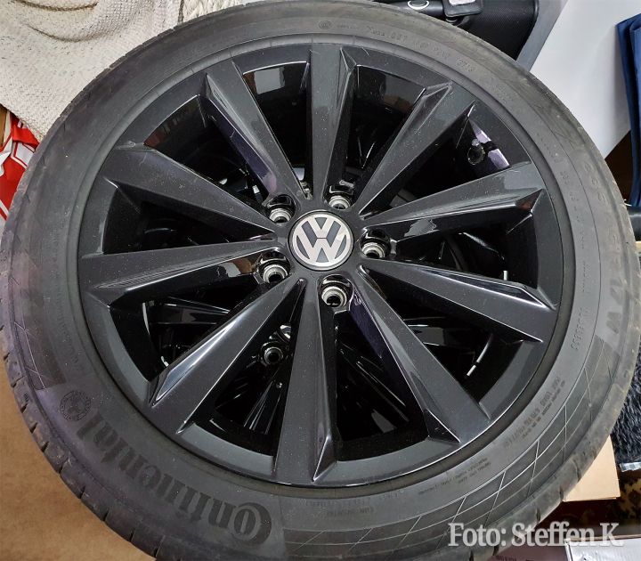 VW Original Alufelge SALAMANCA schwarz glänzend