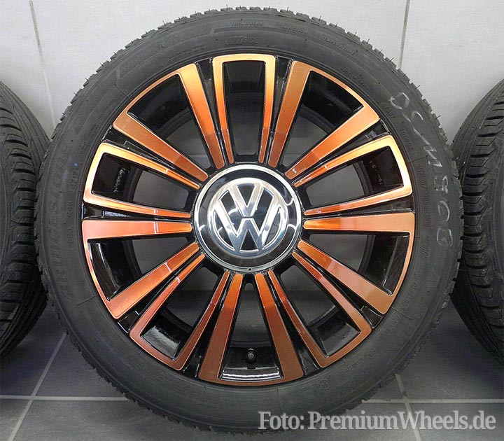 VW Alufelge LA BOCA orange