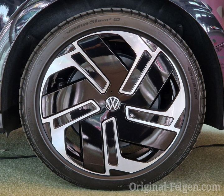 VW Alufelge Townsville aluminium-glänzend schwarz