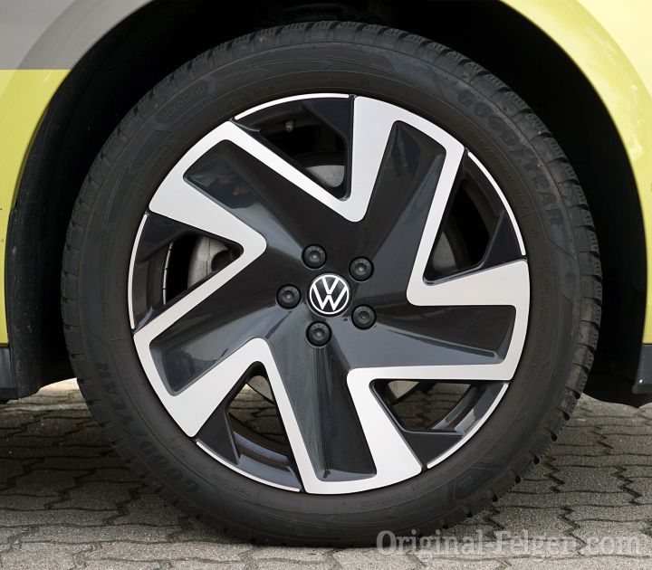 VW Alufelge SOLNA aluminium-glänzend schwarz