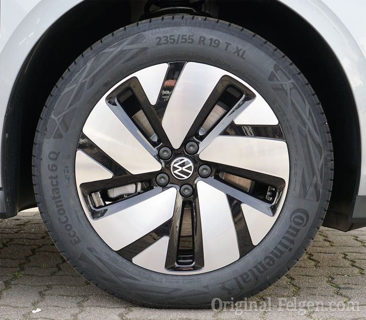 VW Alufelge TILBURG aluminium-glänzend schwarz