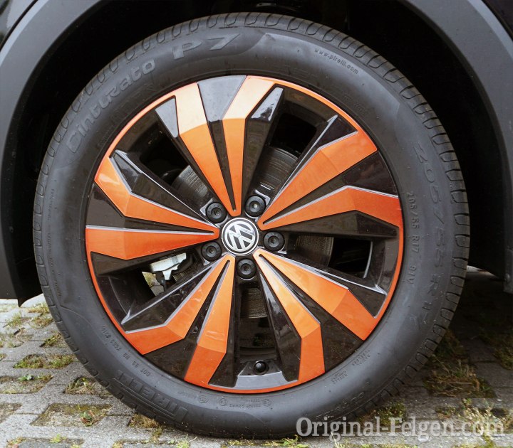 Original VW Alufelge MANILA orange