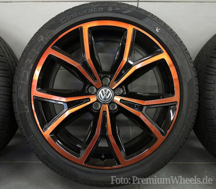 Original VW Alufelge KOELN Hot Orange