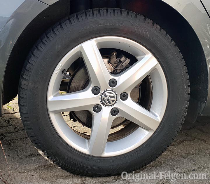 VW Zubehör Alufelge ASPEN silber