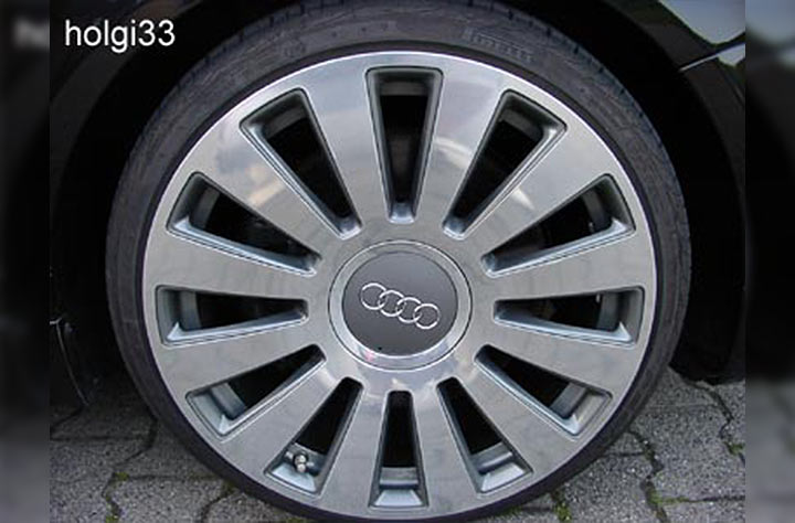 8 L 0 601 165 A 1 Stück von 4 Stück Alufelgen Audi Alufelgen Original Nr