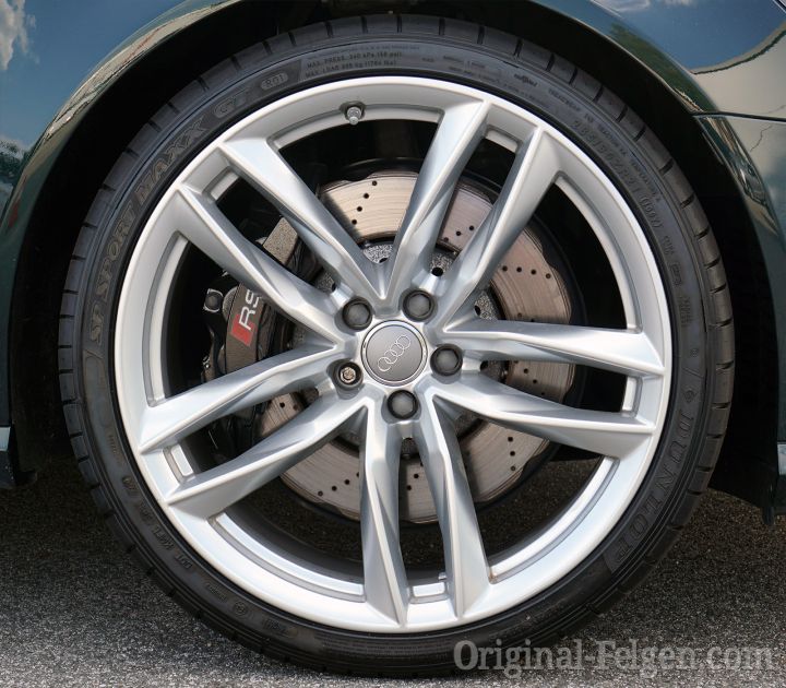 Audi Alufelge 5-doppel Speichen silber 