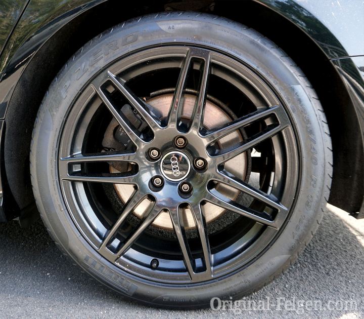 Audi exclusive 7-Doppelspeichen Design schwarz glänzend