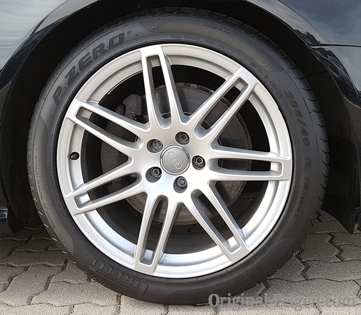 Audi exclusive 7-Doppelspeichen Design silber