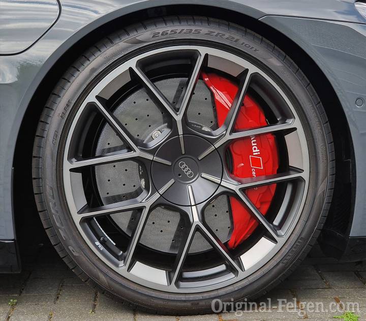 Audi Alufelge 6-Doppelspeichen-RS glanzgedreht und glanzgefräst