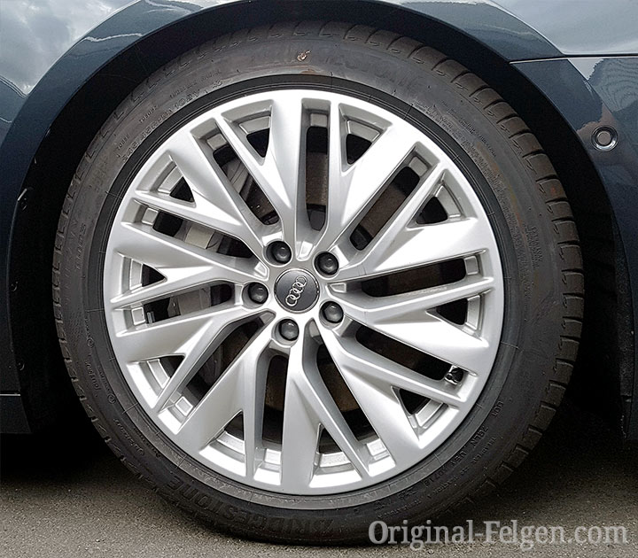 Audi Alufelge 10 Y Speichen Design - silber