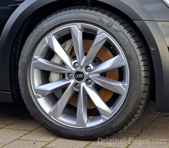 Audi Alufelge 10-Speichen-V platingrau