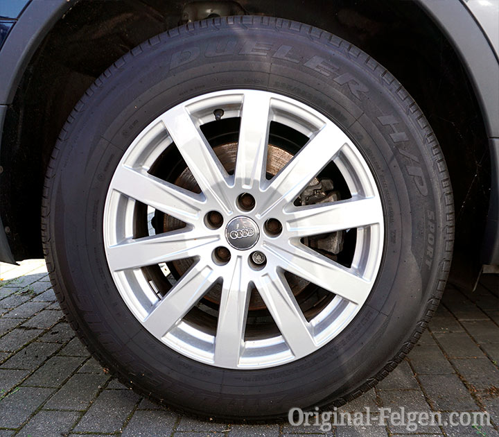 Audi Alufelge 10-Speichen Design silber