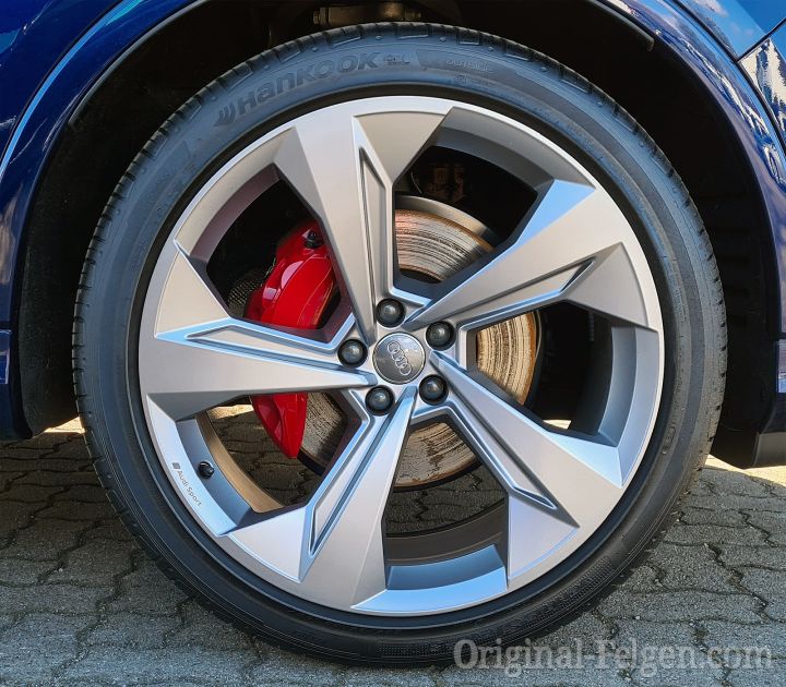 Audi Alufelge 5-Arm-Edge-Design Platinoptik matt