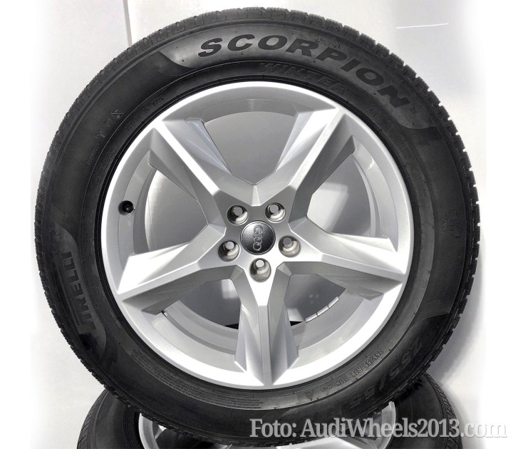 Audi Winteralu 5-Arm Design silber