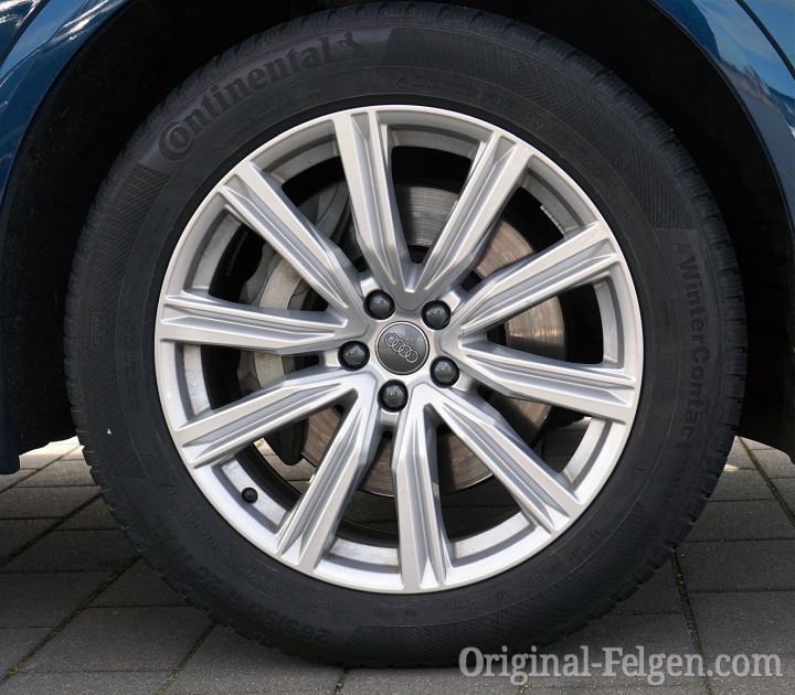 Audi Alufelge 5-V-Speichen-Design silber
