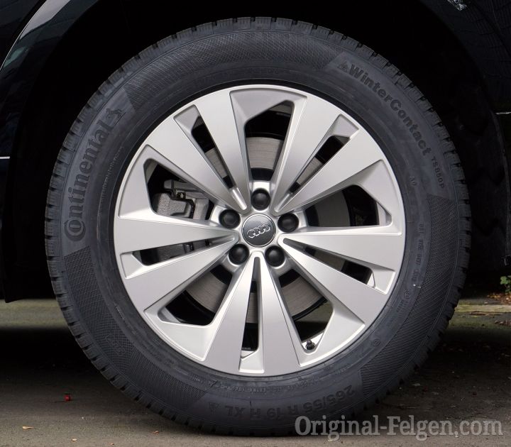 Audi Zubehörfelge 5-Arm-Aero-Design silber