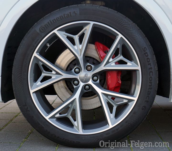 Audi Alufelge 5-Y-Speichen-Design kontrastgrau