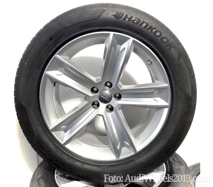 Audi Alufelge 5 Arm Design silber galvano