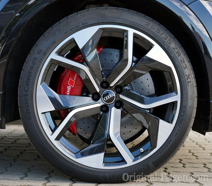 Audi Alufelge 5-Y-Speichen-Rotor anthrazitschwarz glanzgedreht