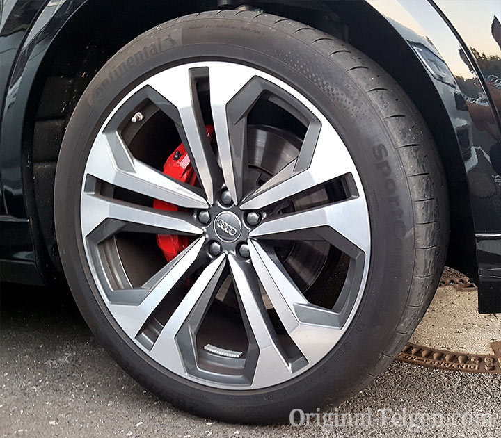 Audi Alufelge 5-Doppelarm-Design kontrastgrau