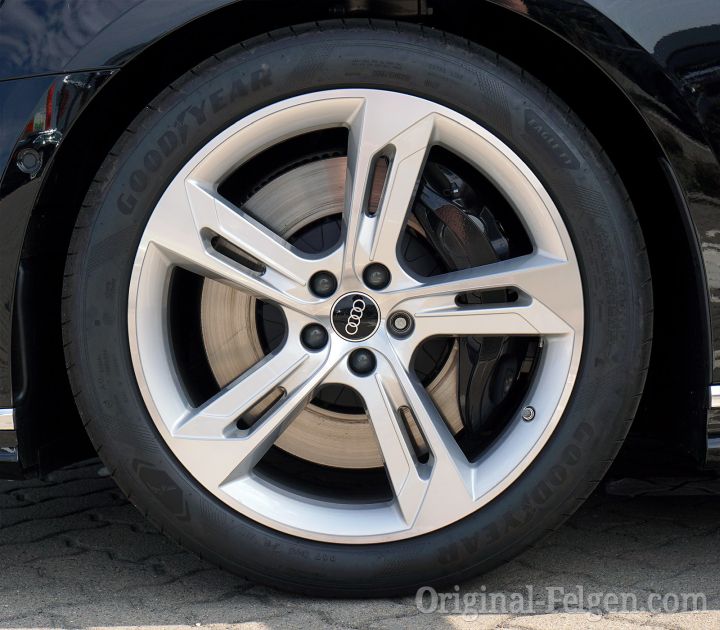 Audi Alufelge 5-Doppelarm Design silber