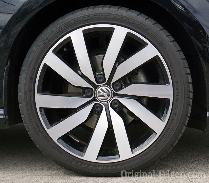 VW Alufelge MARSEILLE aluminium schwarz glänzend