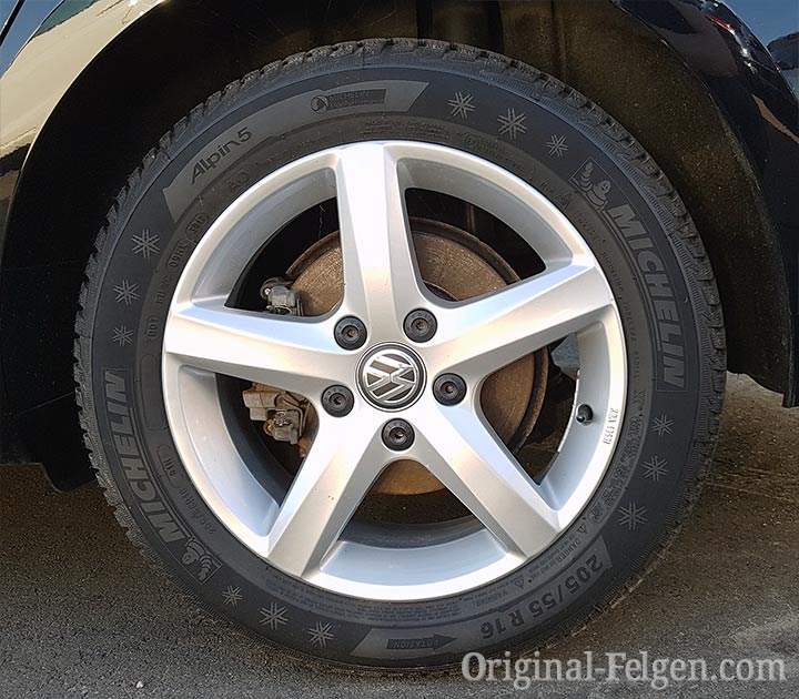Volkswagen Alufelge ASPEN diamond silber