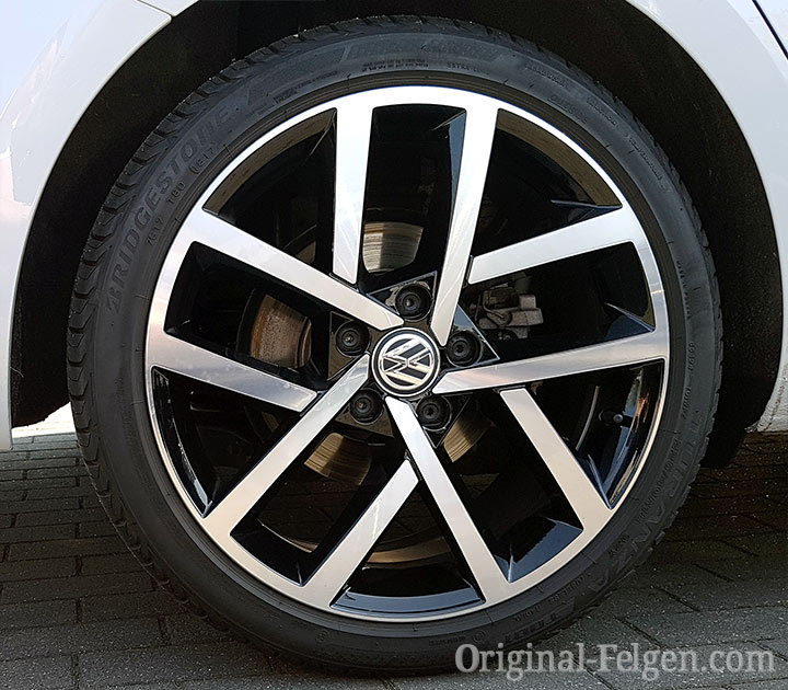 Scheibenrad Alu JURVA aluminium gloss/black