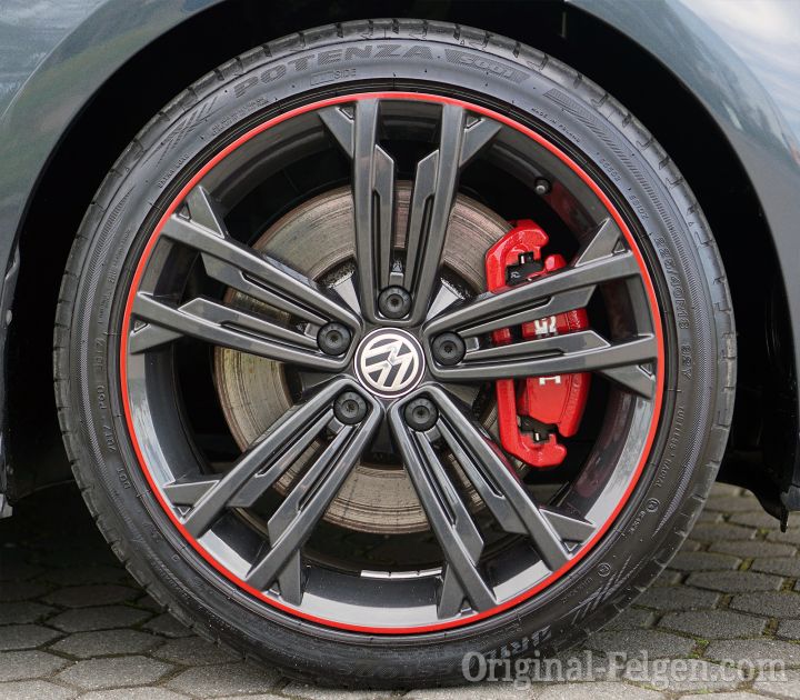 VW GTI Felge - 5 Doppelspeichen Design SEVILLA anthrazit