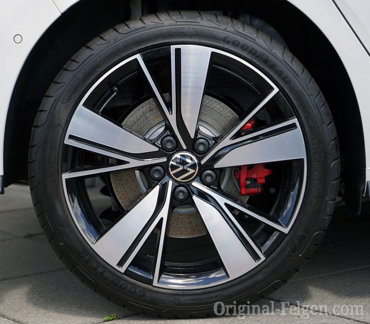 VW Alufelge BAKERSFIELD Schwarz glanzgedreht