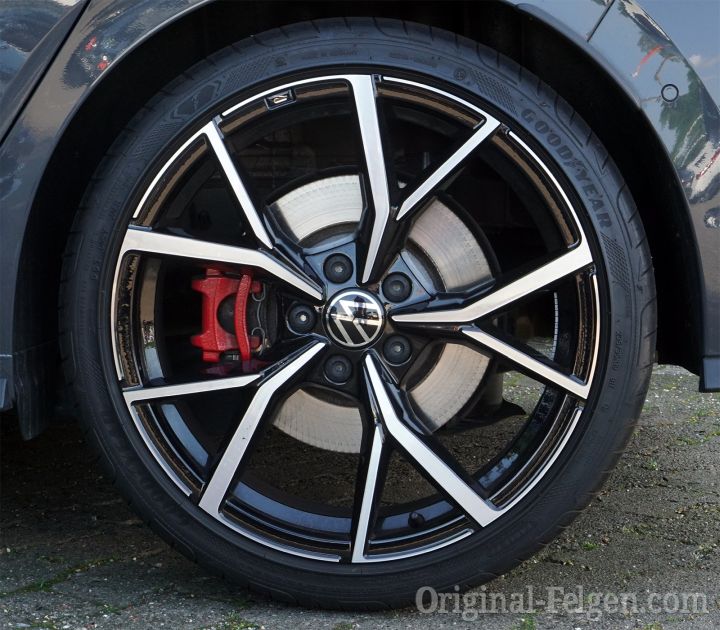VW Alufelge ESTORIL schwarz glanzgedreht