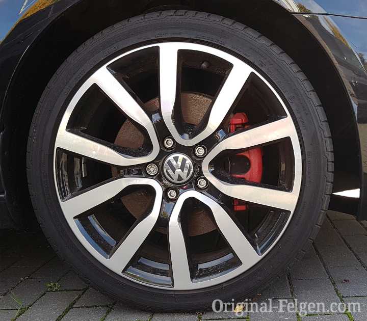 VW Alufelge SERRON schwarz glänzend