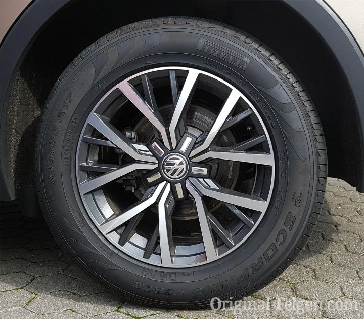 VW Alufelge TULSA dark graphit glanzgedreht