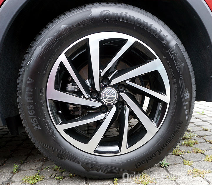 VW Alufelge WOODSTOCK schwarz poliert