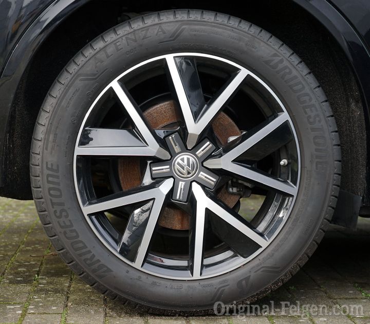 VW Alufelge BRAGA schwarz/glanzgedreht