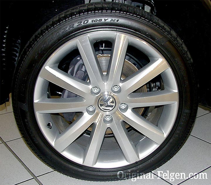 VW Alufelge MOUNTAIN brillantsilber