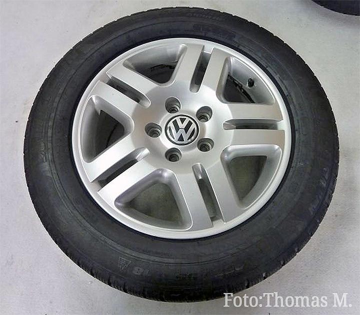 VW Scheibenrad Alufelge MANHATTAN brillantchrom