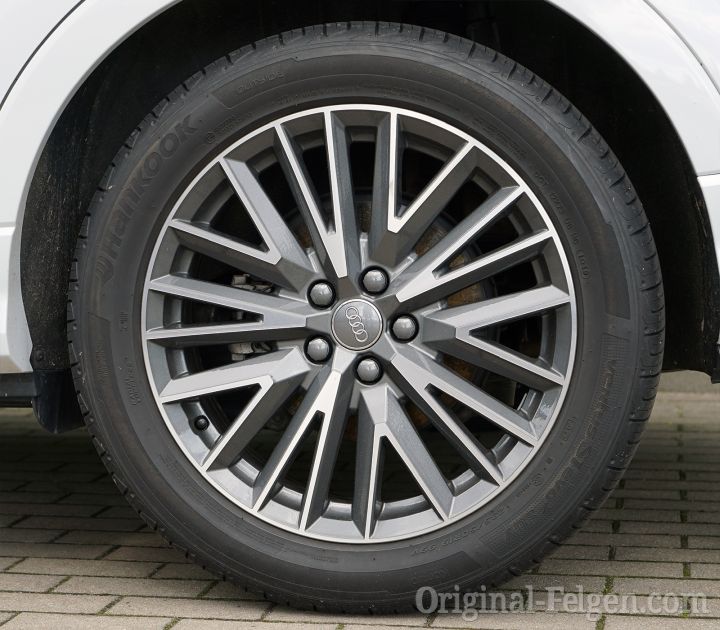 Audi Alufelge 20-Speichen-V-Design graphitgrau glanzgedreht