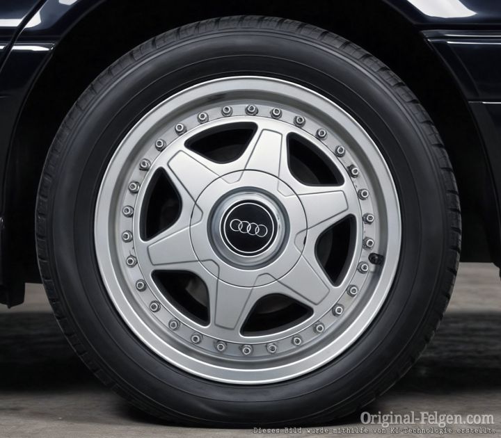 Audi Alufelge 6-Arm Stern Design 2-teilig