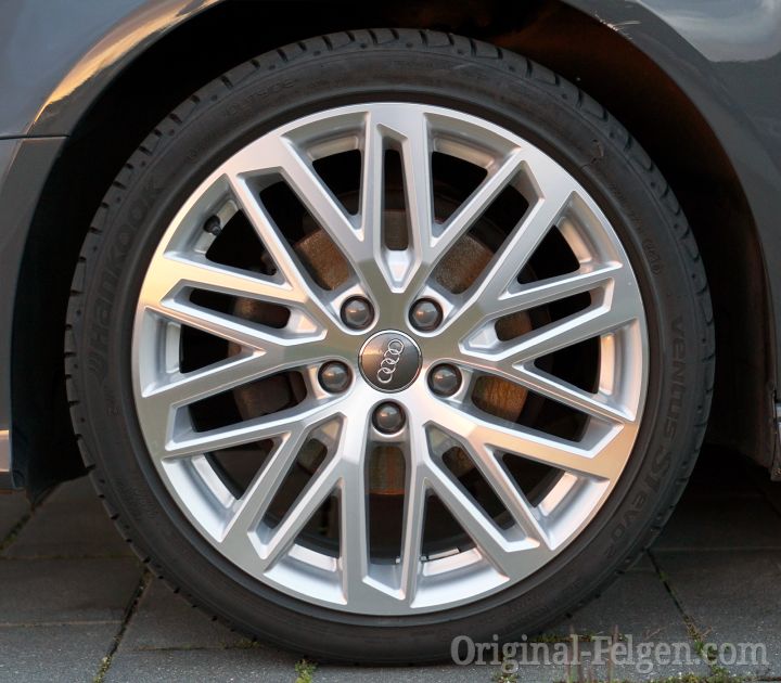 Audi Alufelge Mehrspeichen silber glanzgedreht